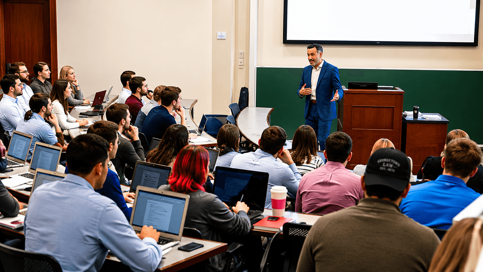 Ben teaching AI for lawyers at UVA Law