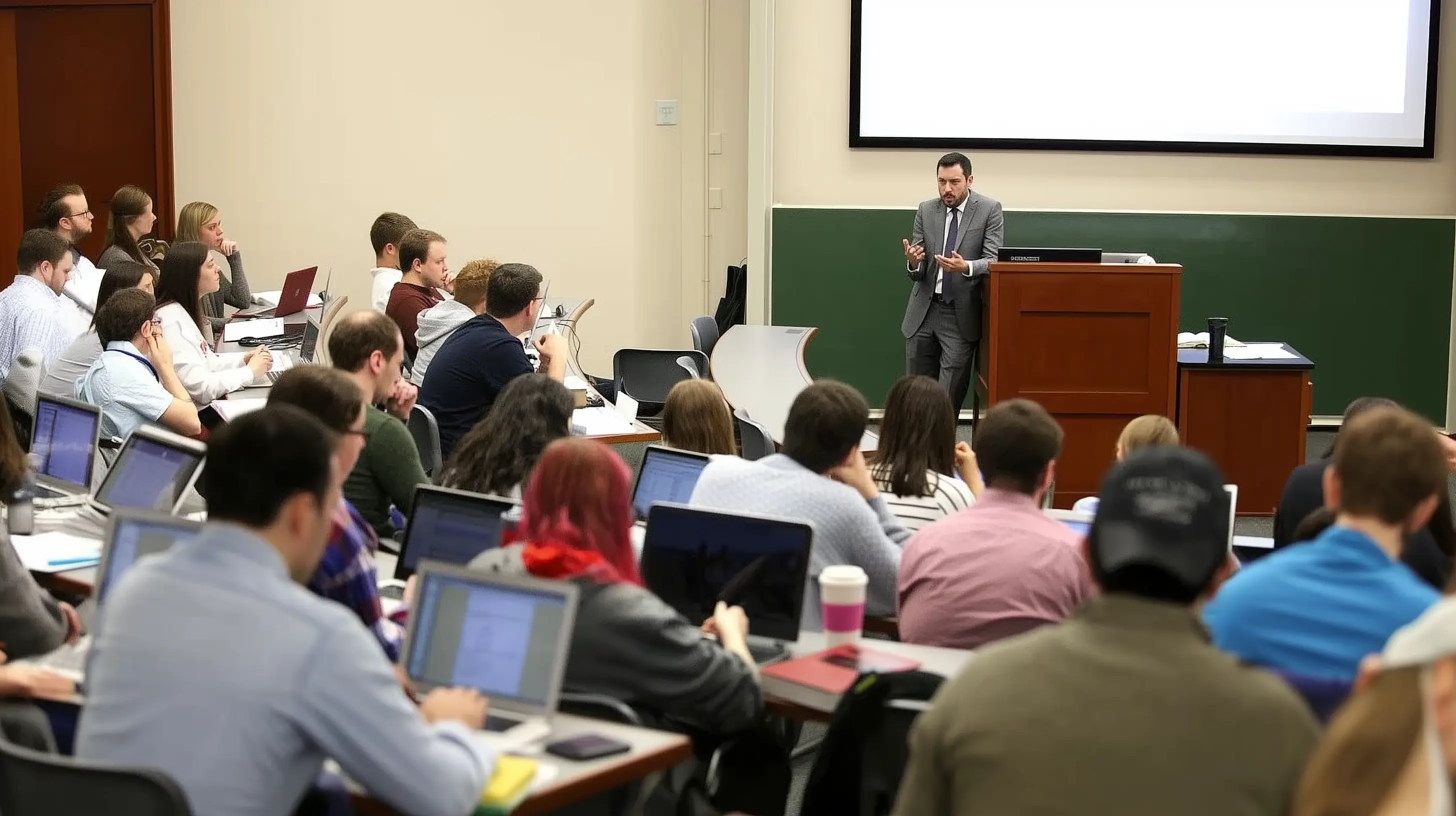 Teaching session at the University of Virginia School of Law